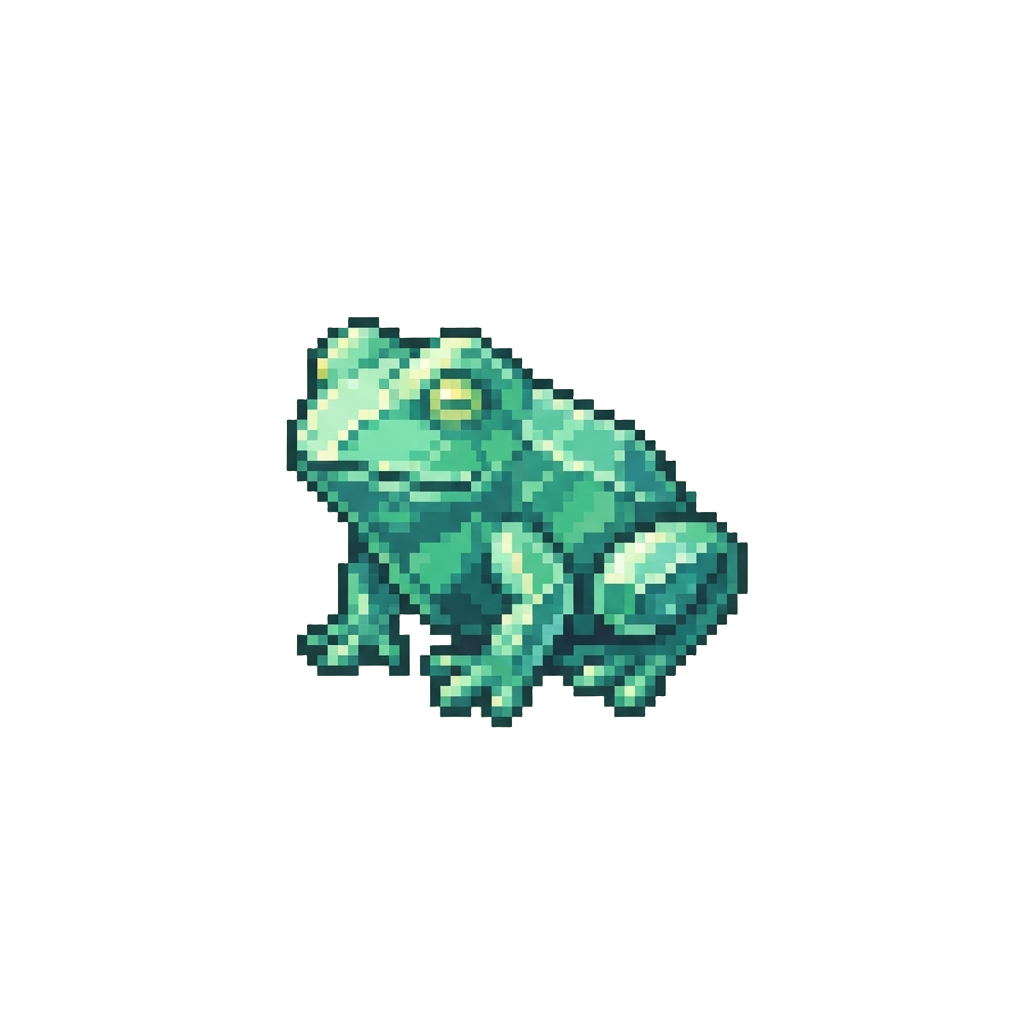 A Tiny Crystal Frog