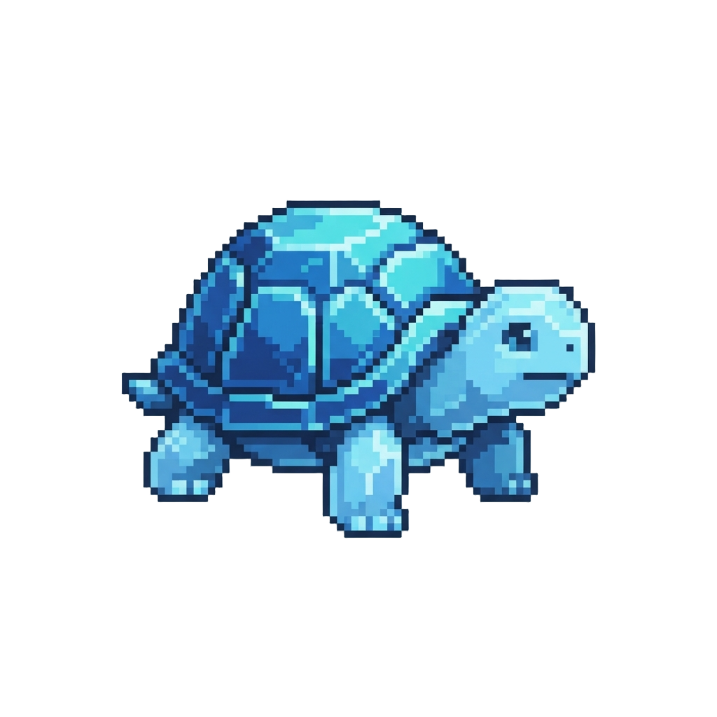 A Tiny Crystal Turtle
