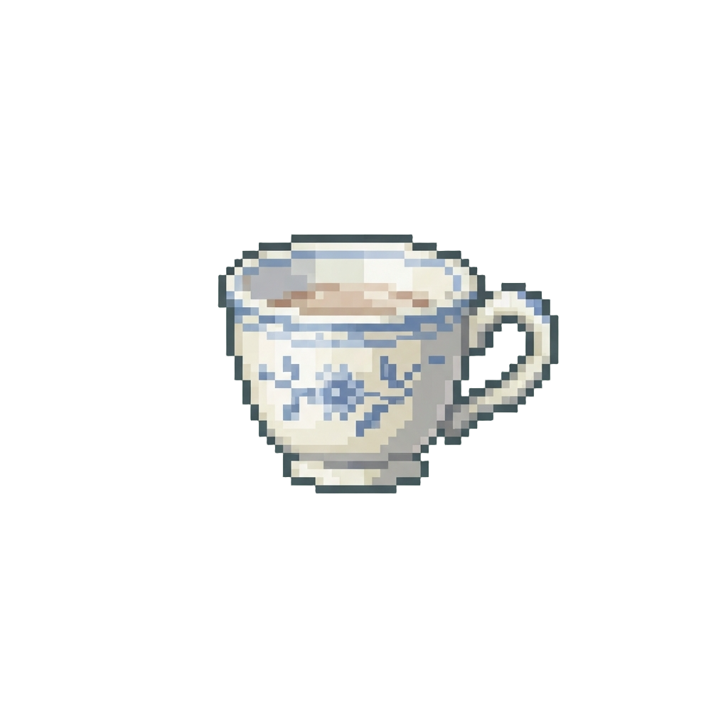 A Tiny Porcelain Teacup
