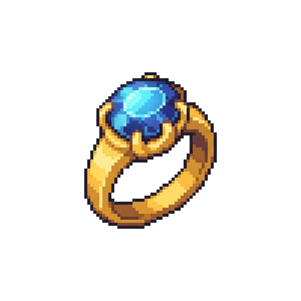 A Glowing Sapphire Ring