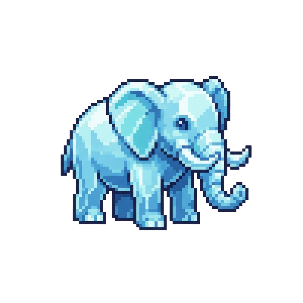 A Tiny Crystal Elephant