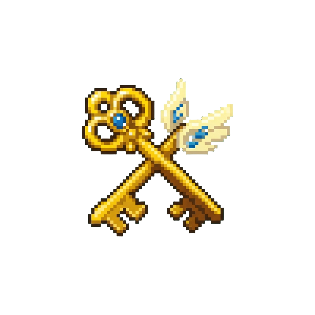 A Golden Flying Key