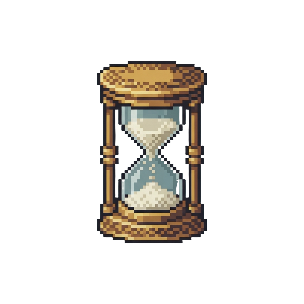 A Tiny Brass Hourglass
