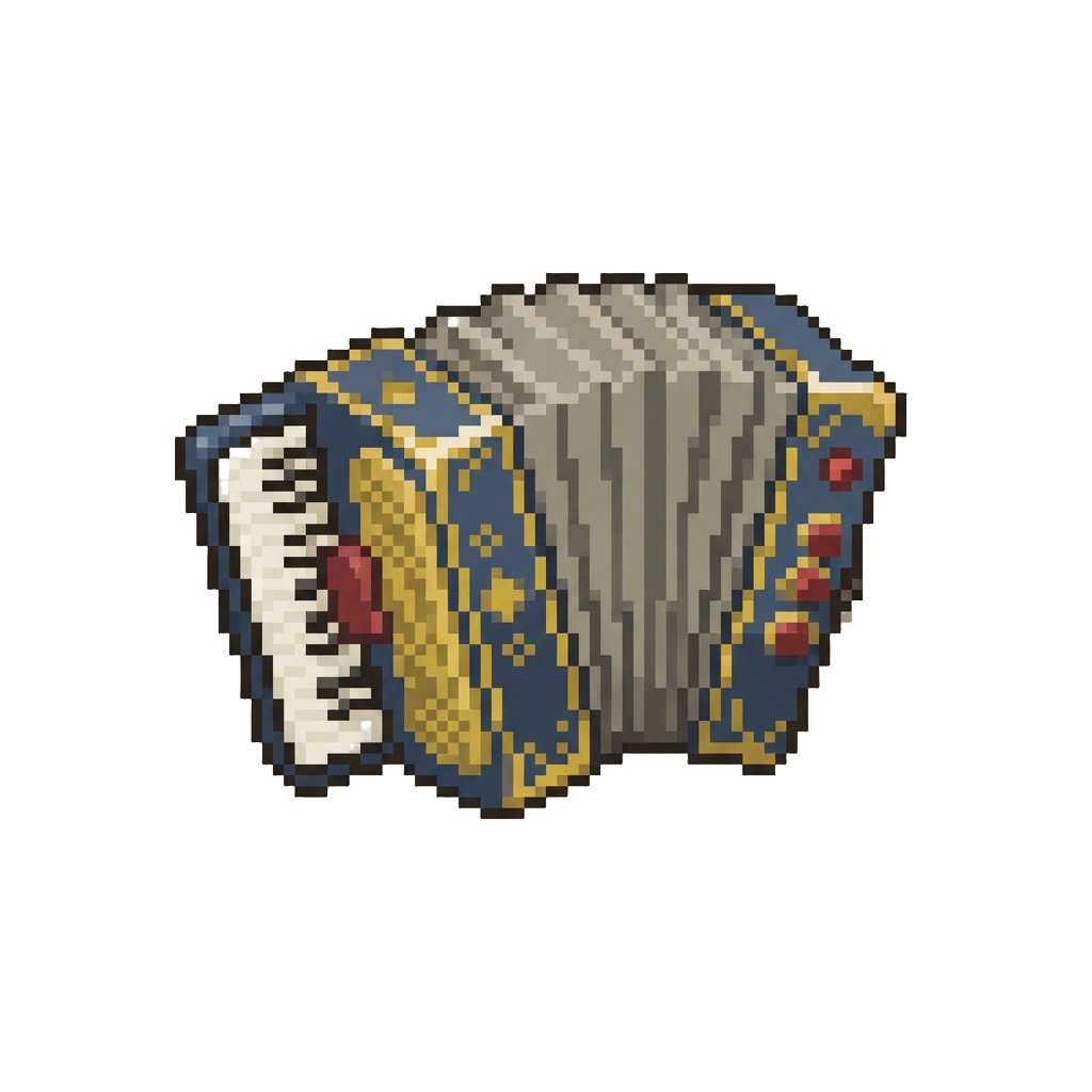 A Funny Miniature Accordion