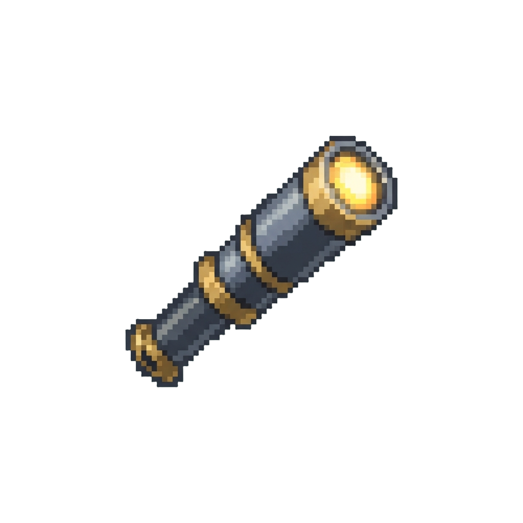 A Miniature Glowing Telescope