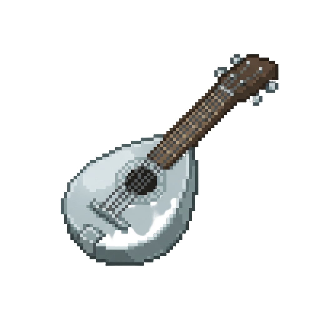 A Mini Silver Lute
