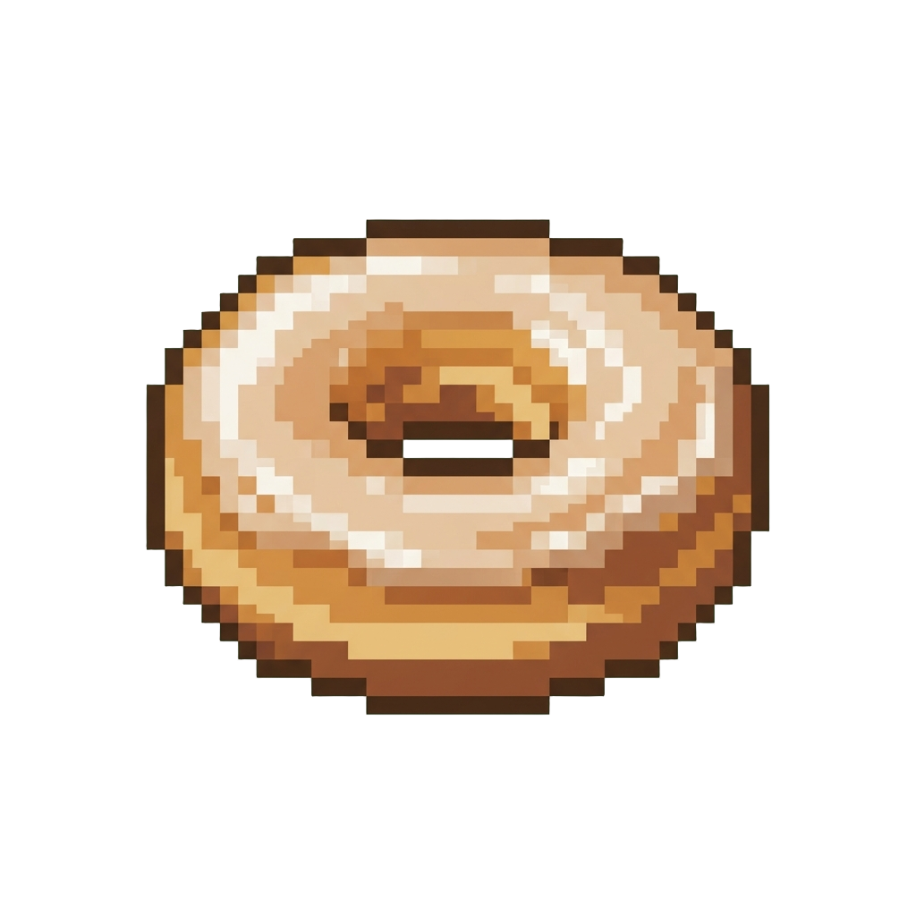A Classic Glazed Donut