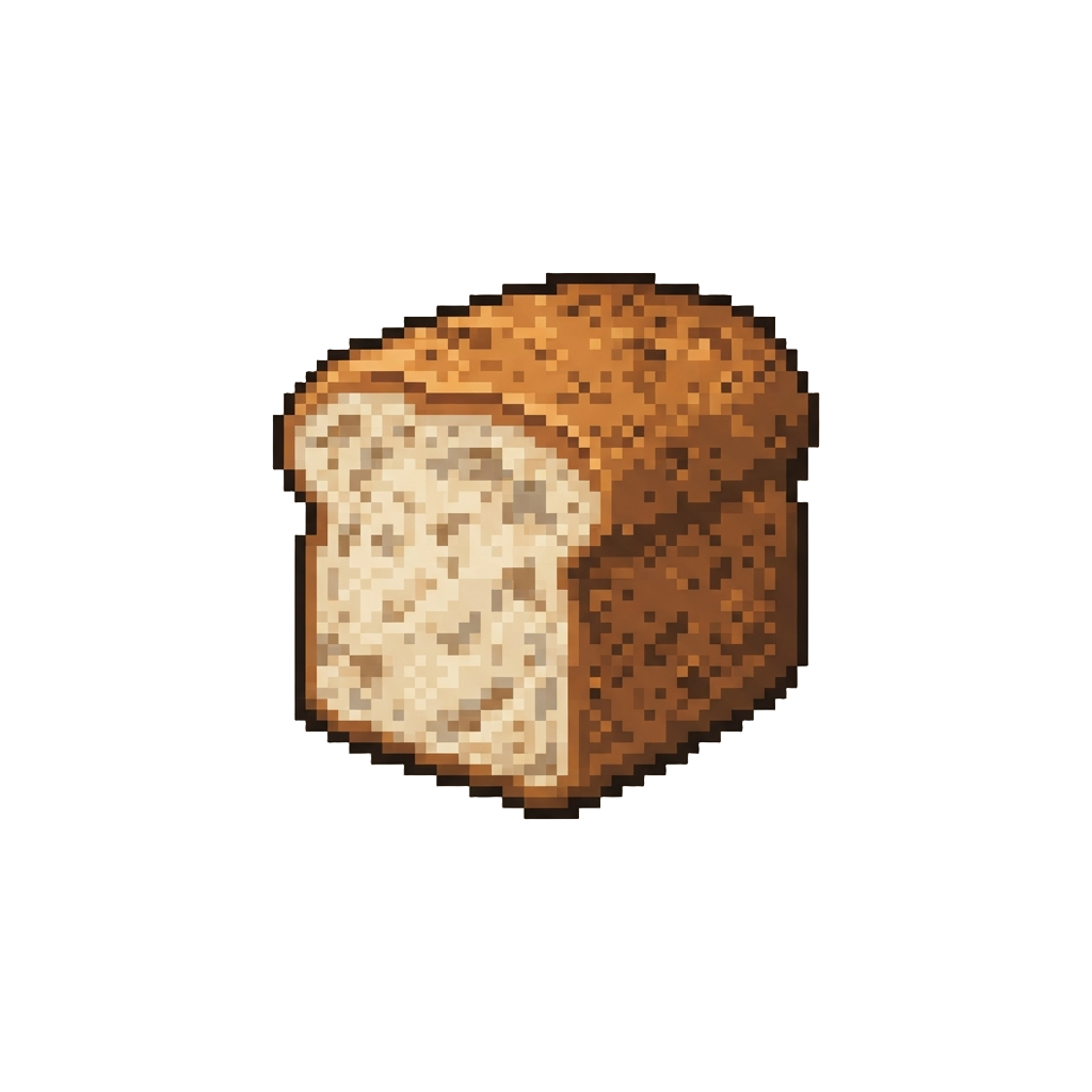 A Slice of Dry Whole Wheat Crust