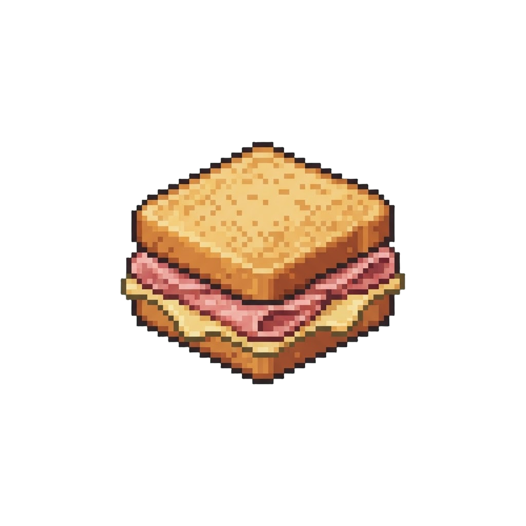 A Basic Ham and Cheese Sandwich