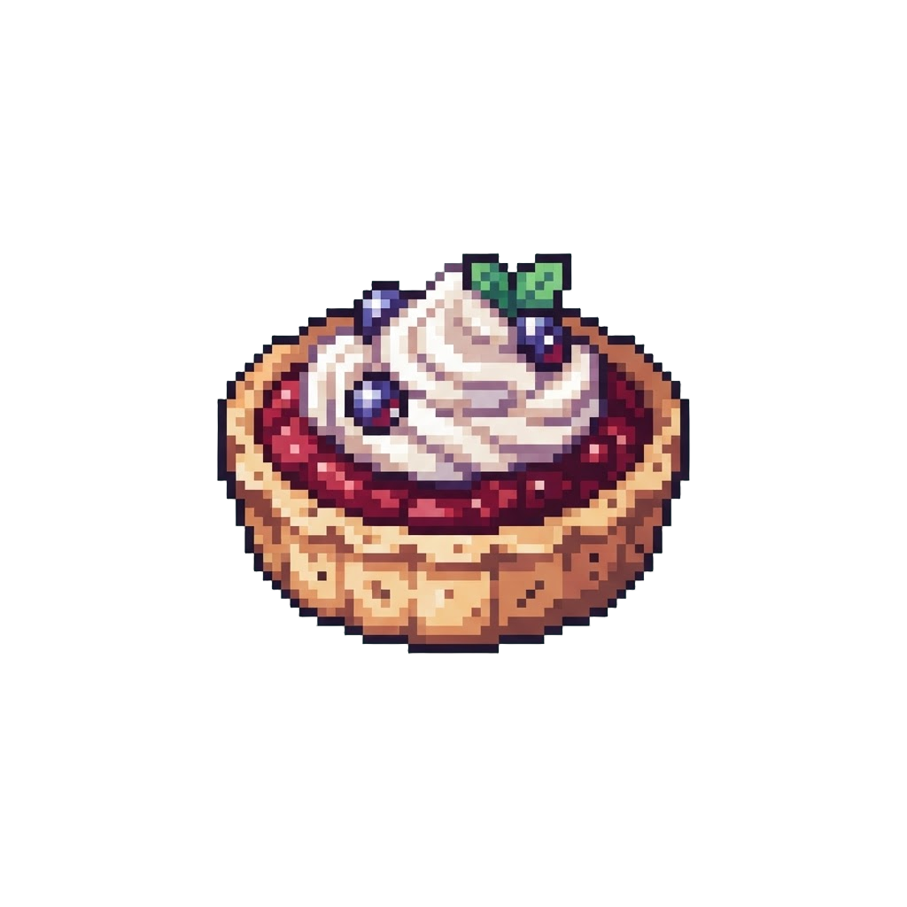 A Sparkling Frosted Berry Tart