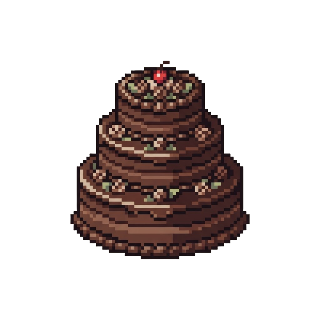 A Lavish Three-tier Chocolate Fudge Cake