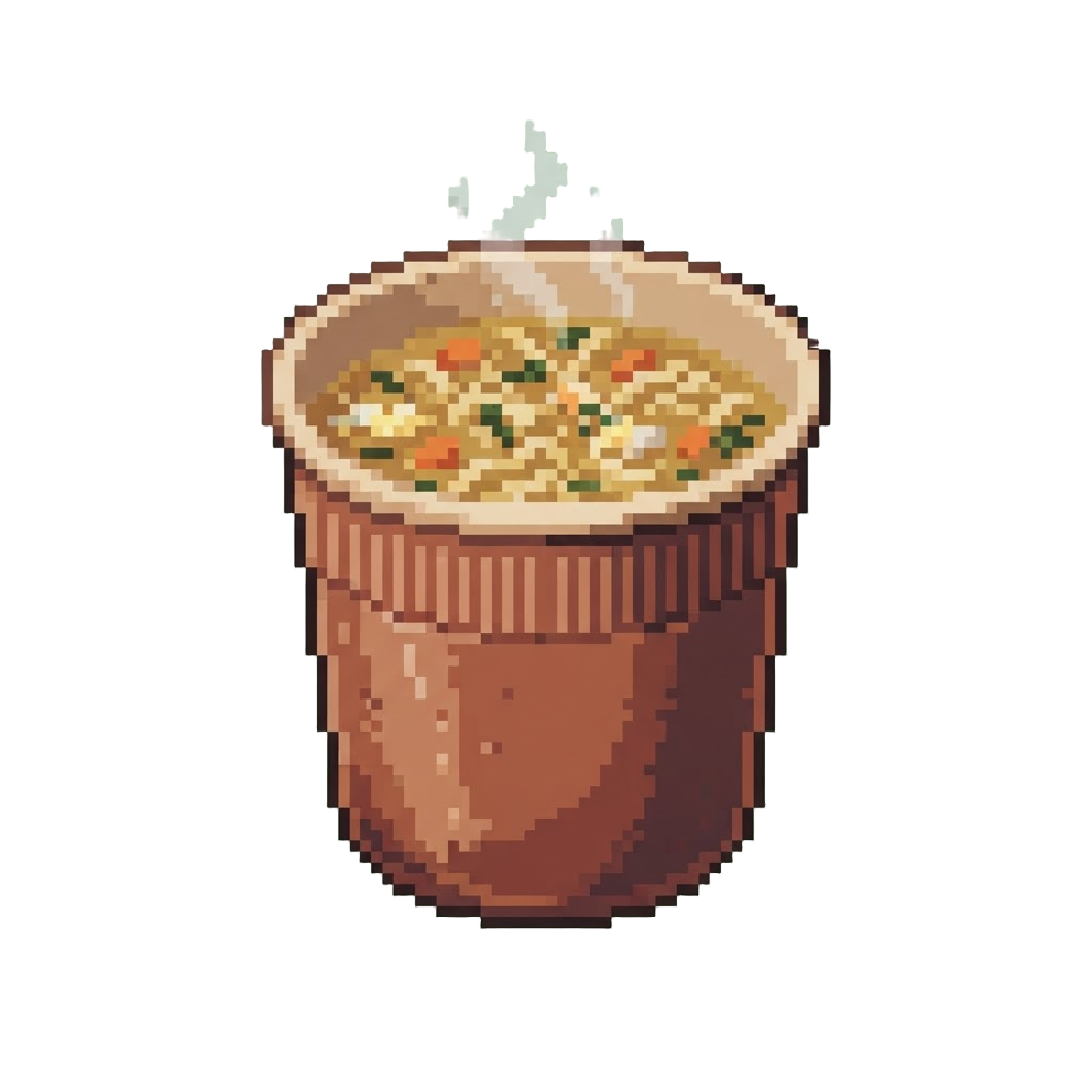 A Lukewarm Cup of Instant Noodle Soup