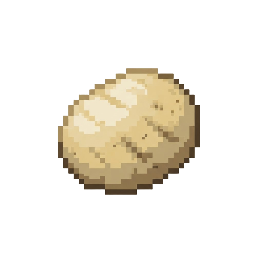 A Single Plain Boiled Potato