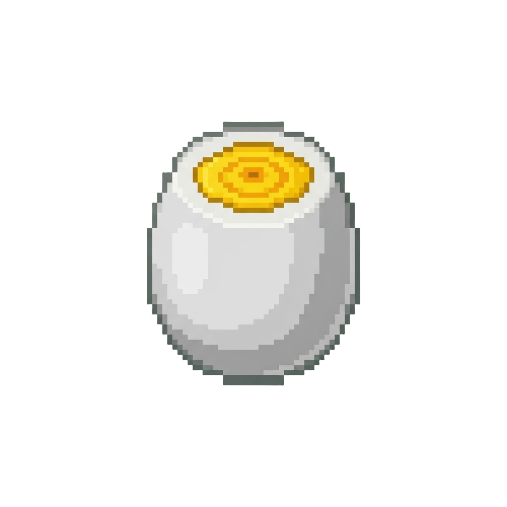 A Single Hard-boiled Egg