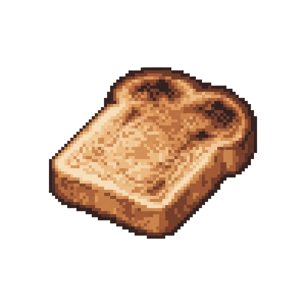 A Slice of Slightly Burnt Toast