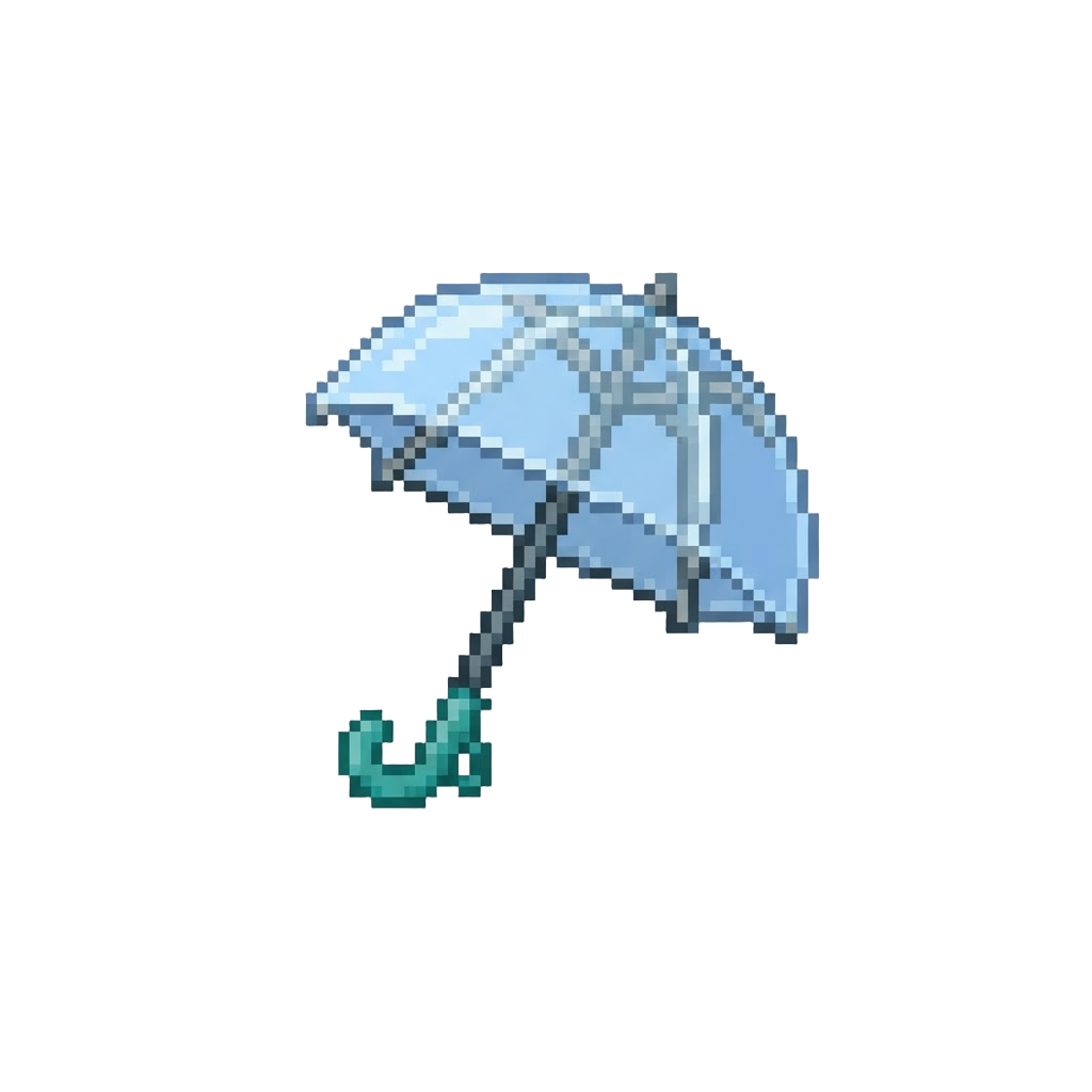 A Tiny Clear Bubble Umbrella