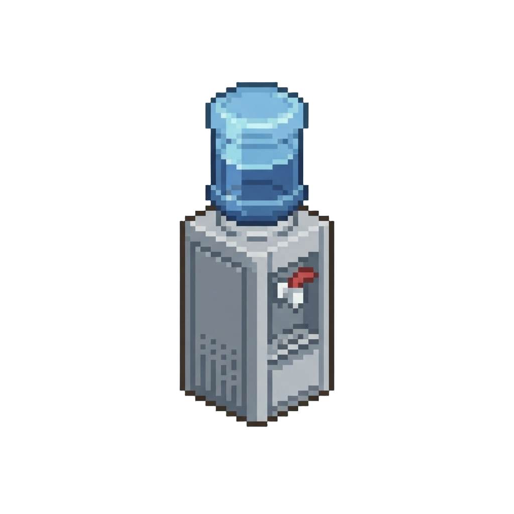 Level 4: Abandoned Office — Quiet Office with a Working Water Cooler