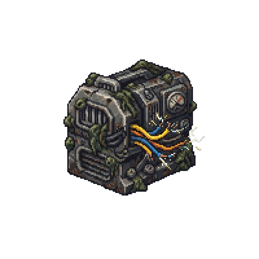 Level 3: Electrical Station — Infested Generator Hallway with Sparking Wires