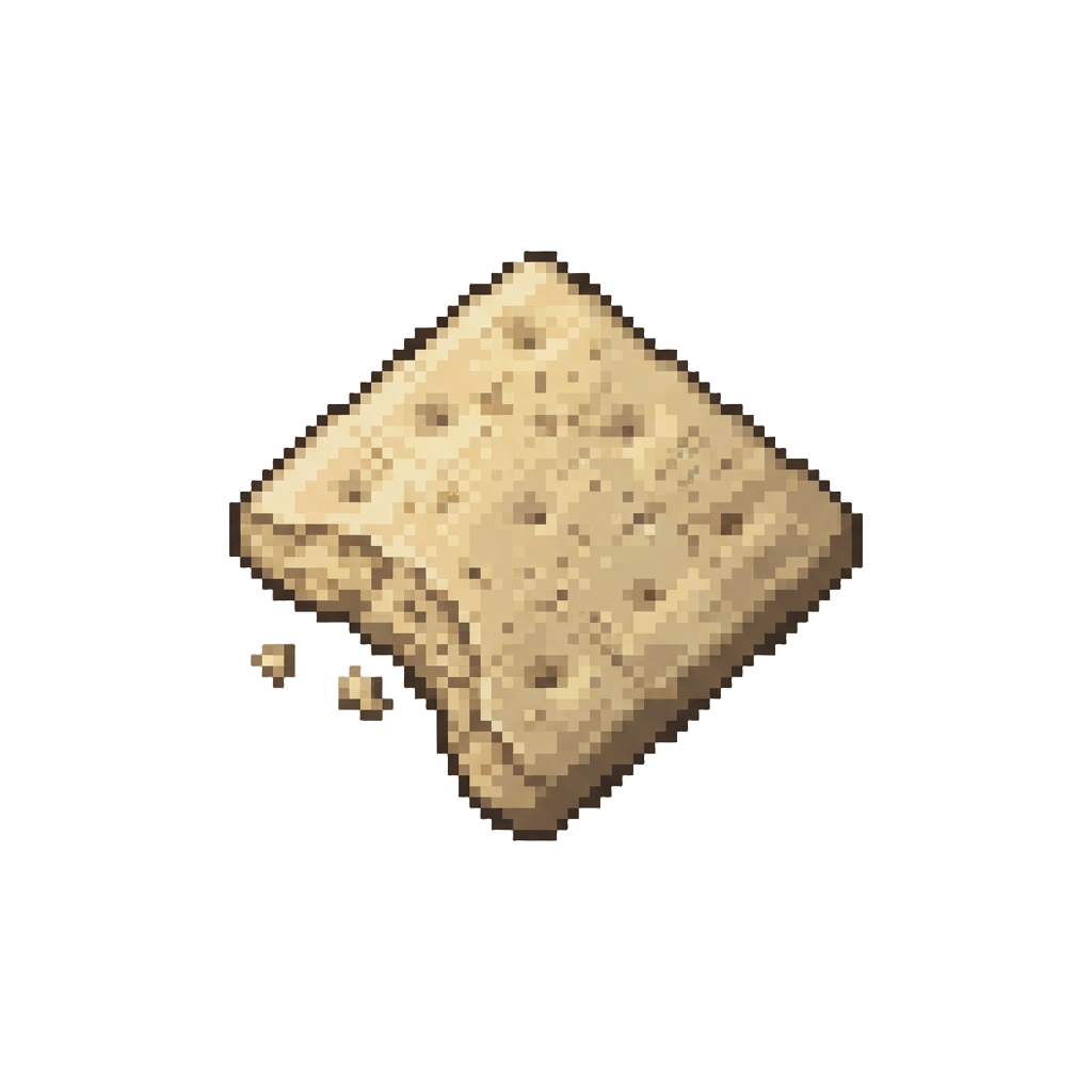 A Half-eaten Stale Cracker