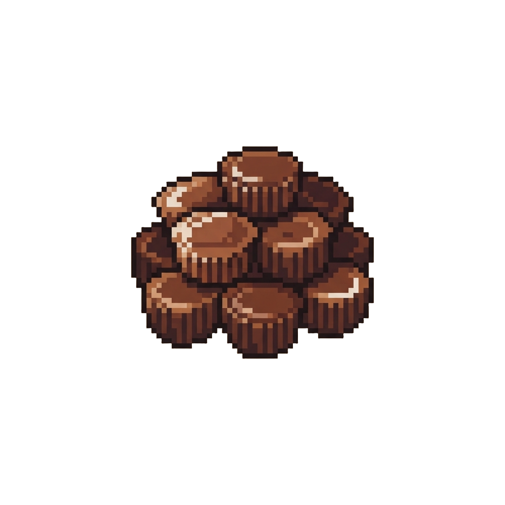 A Overflowing Handful of Gourmet Peanut Butter Cups
