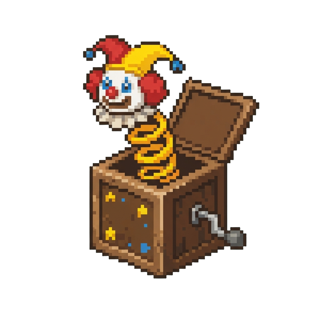A Noisy Toy Jack-in-the-box
