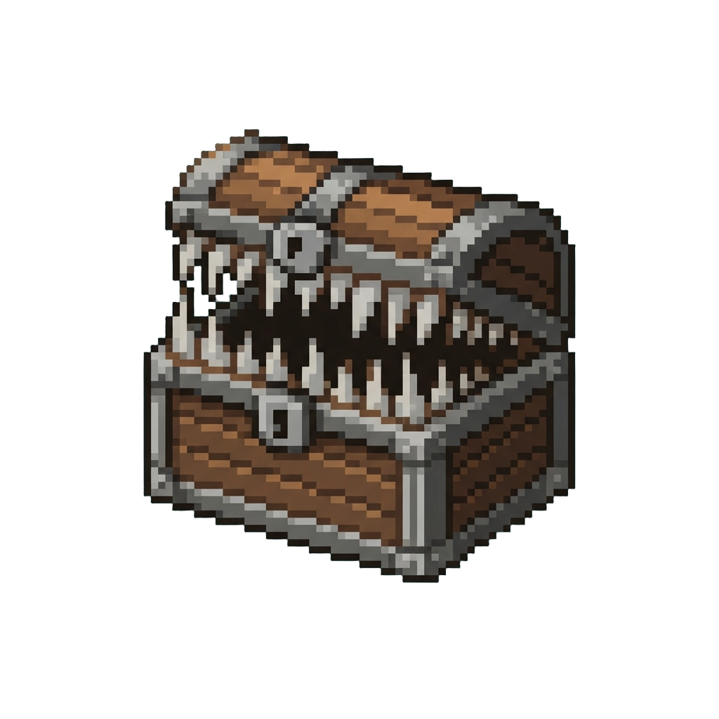 A Snapping Chest with Sharp Wooden Teeth