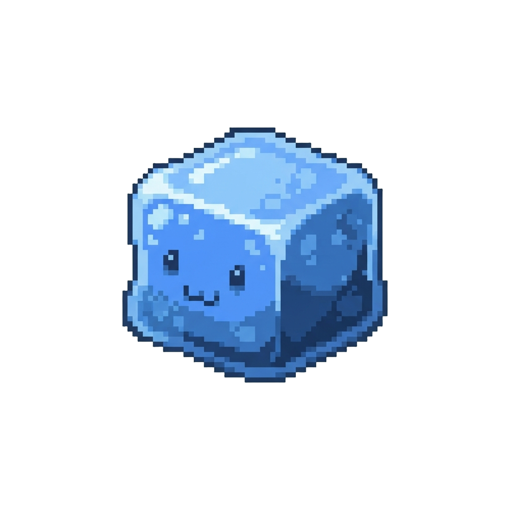 A Bouncing Gelatinous Slime Cube