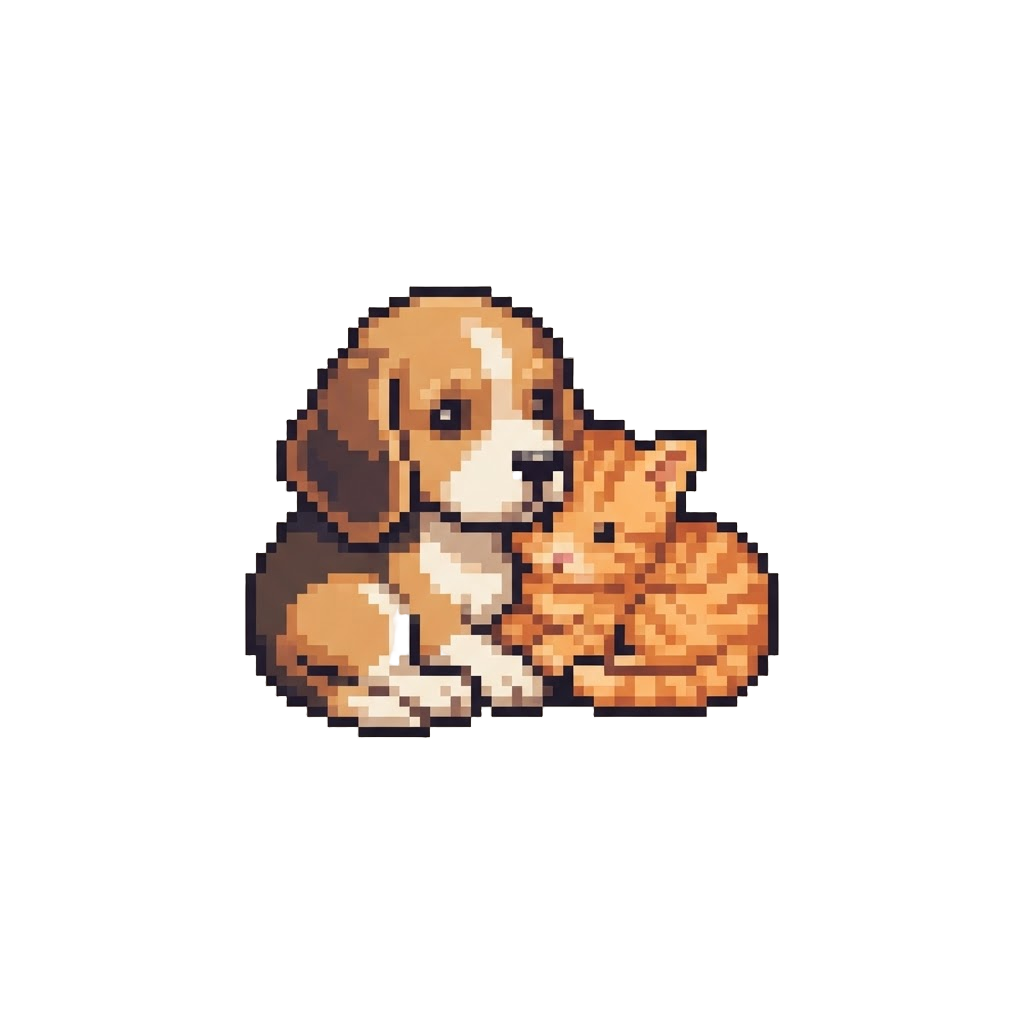 Floppy-eared Beagles and Orange Tabbies