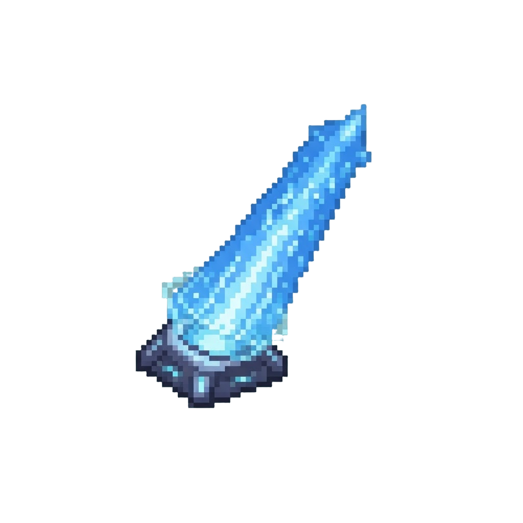 A Shimmering Blue Anti-gravity Beam