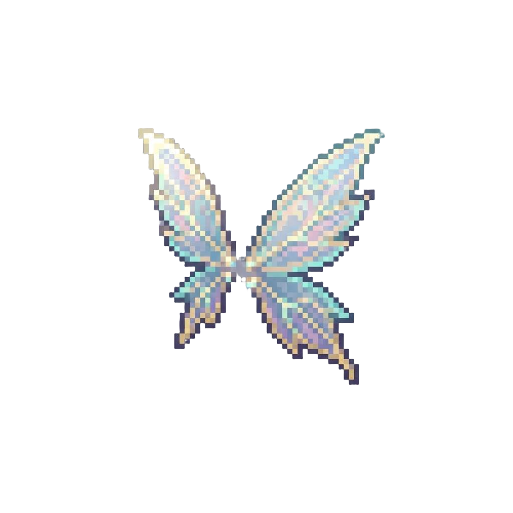 Gossamer Glowing Fairy Wings