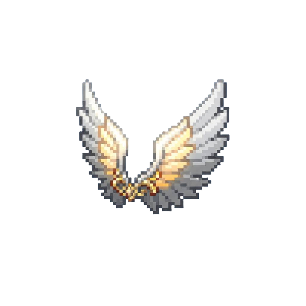 Majestic Radiant Angel Wings