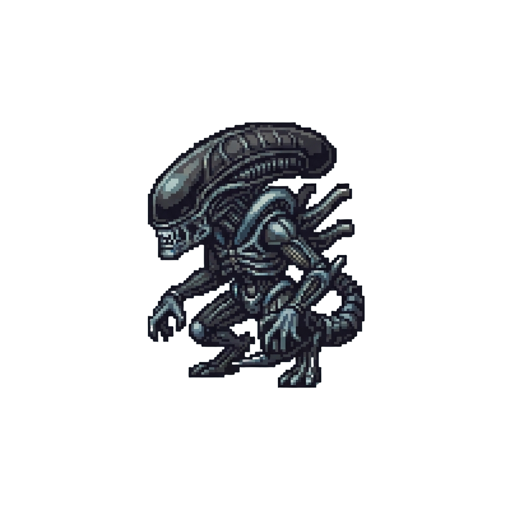 A Bio-mechanical Xenomorph