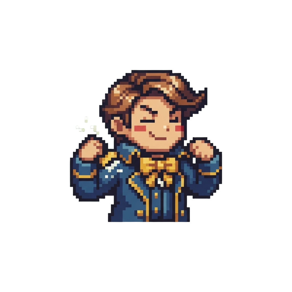 A Smug Bow While Brushing Imaginary Dust Off the Shoulders