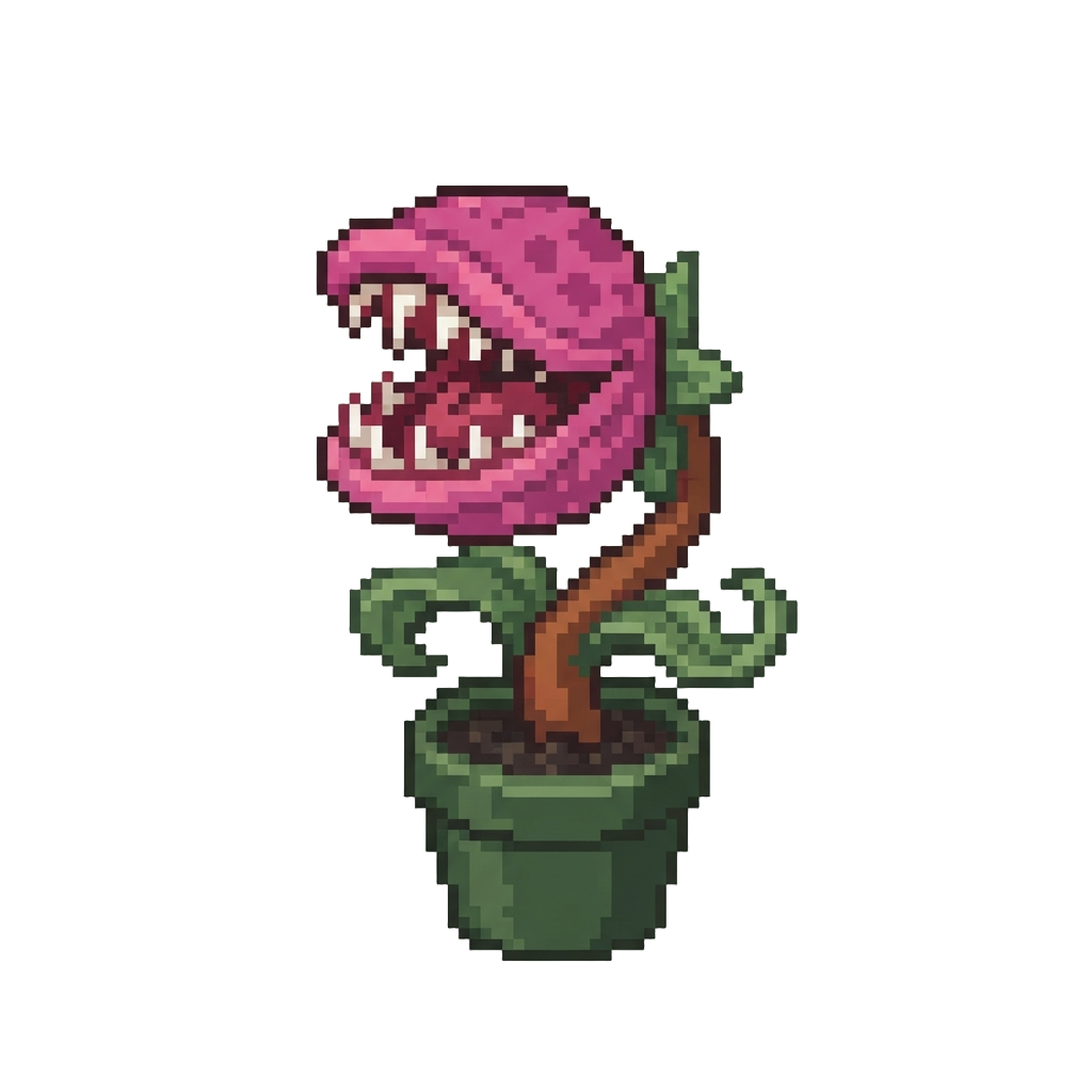 A Giant Hungry Audrey Ii Style Man-eating Venus Flytrap