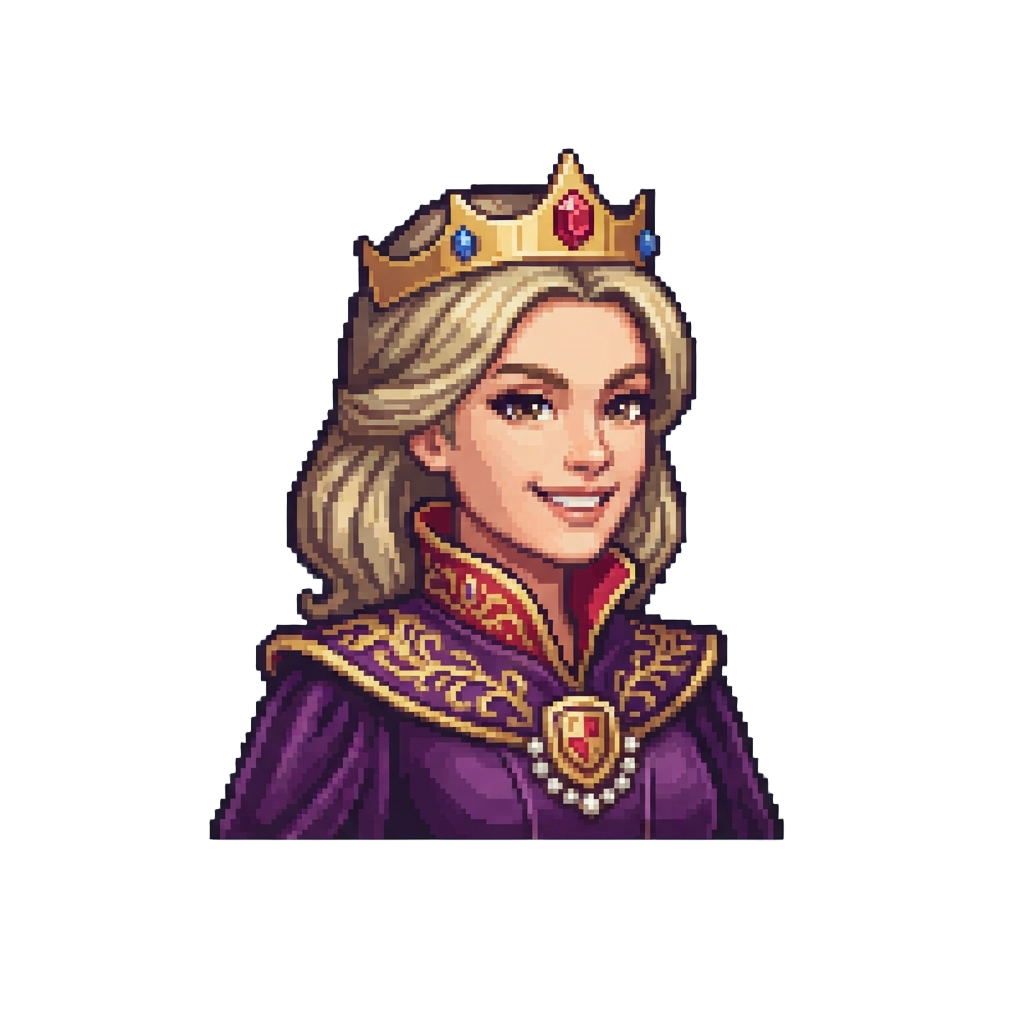 A Gorgeous Confident Royal Smiling Warmly