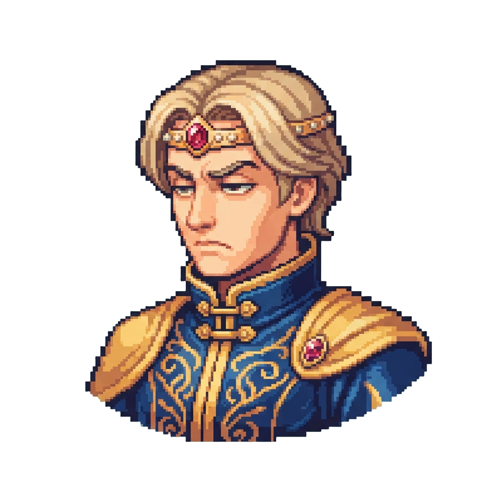 A Haughty Prince Looking Down His Nose Condescendingly