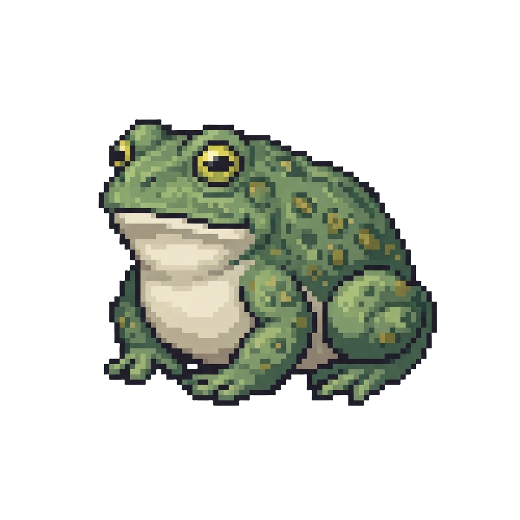 A Giant Plump Bullfrog