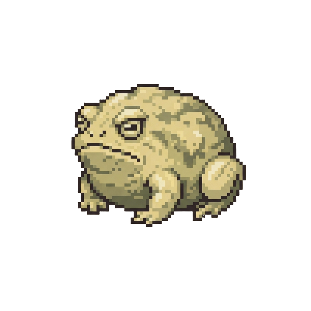 A Chubby Desert Rain Frog
