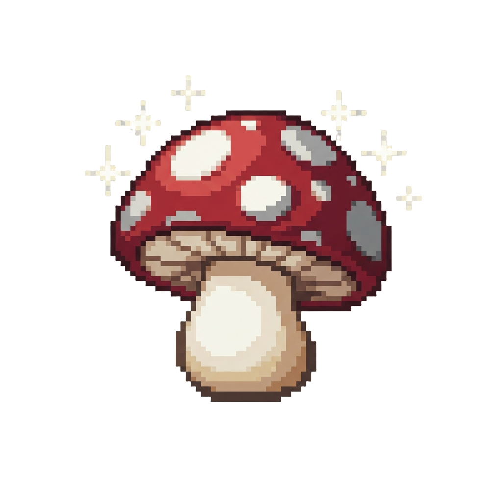 A Sparkling Mega Mushroom Size Boost