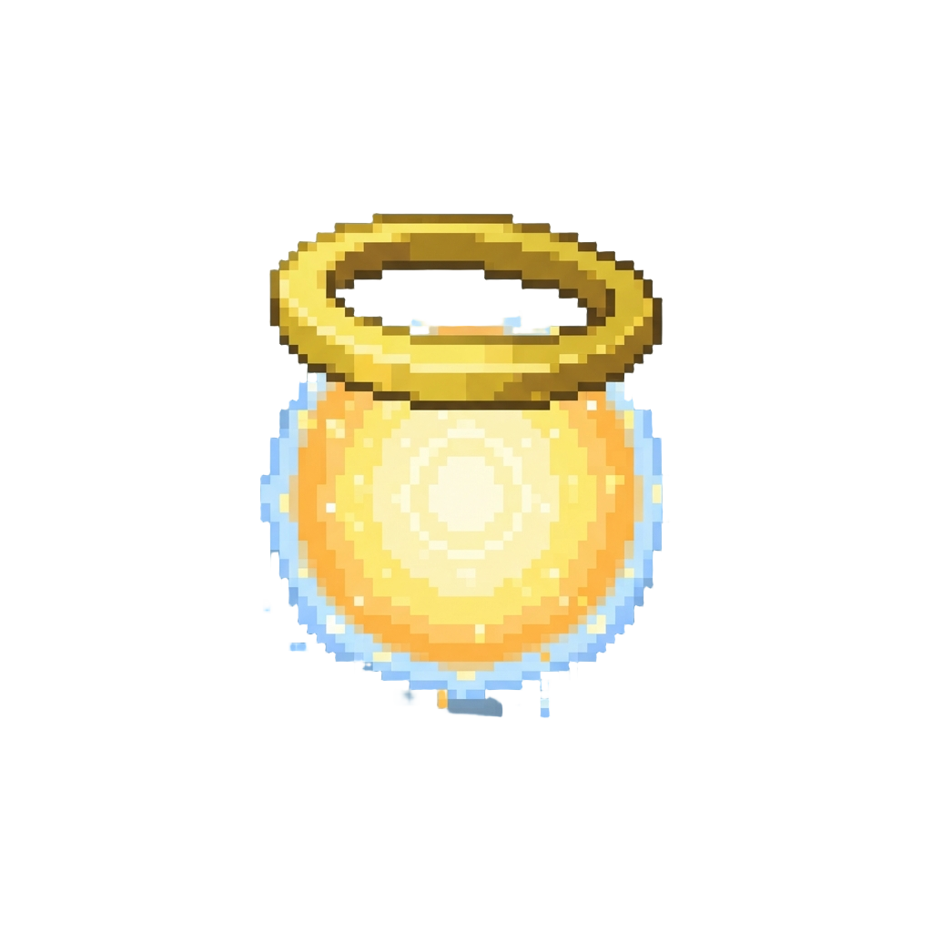 A Radiant Holy Aura Complete with a Floating Golden Halo