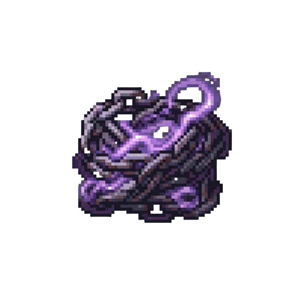 Glowing Violet Underworld Misty Chains