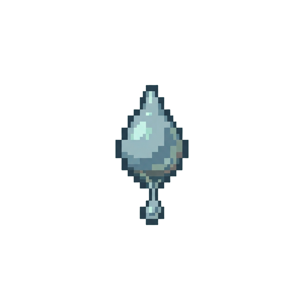 A Minuscule Drop of Lukewarm Water That Drips Off