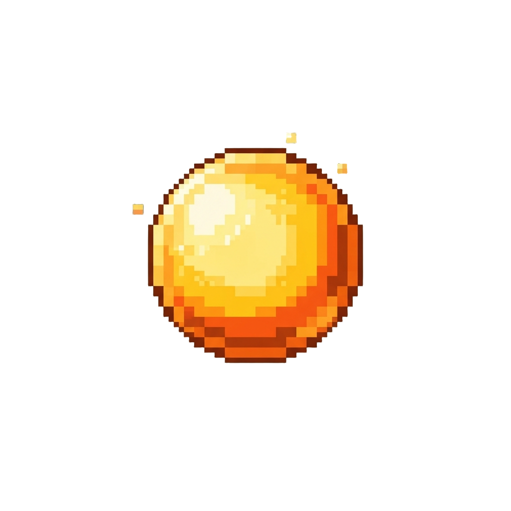 A Glowing Sphere of Radiant Pure Solar Light