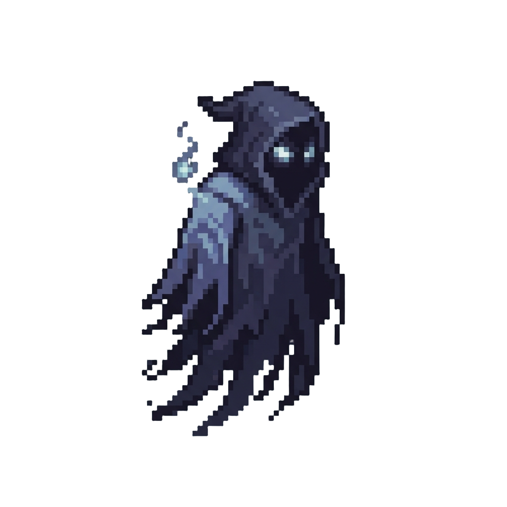 A Towering Shadowy Ghost Figure