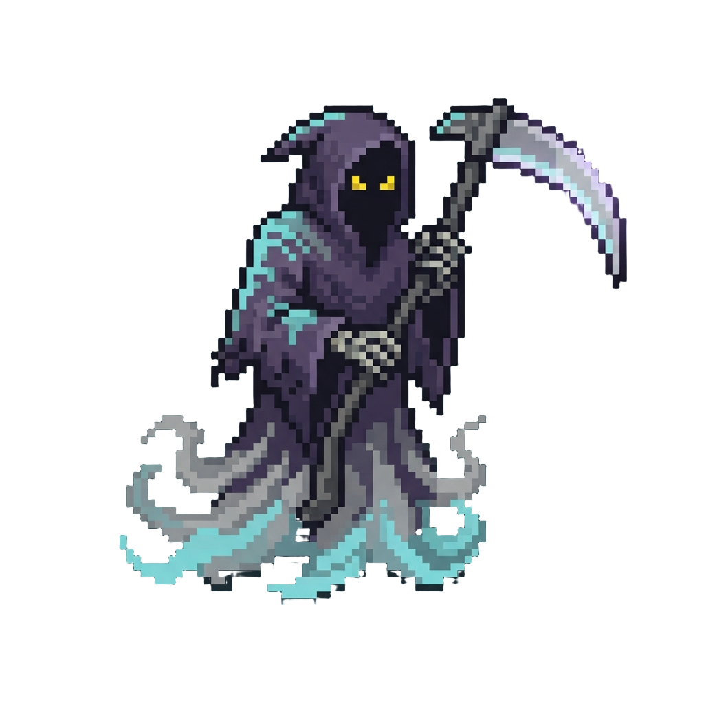 A Towering Phantom Grim Reaper