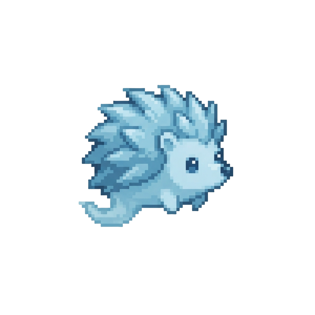 A Tiny Ghost Hedgehog