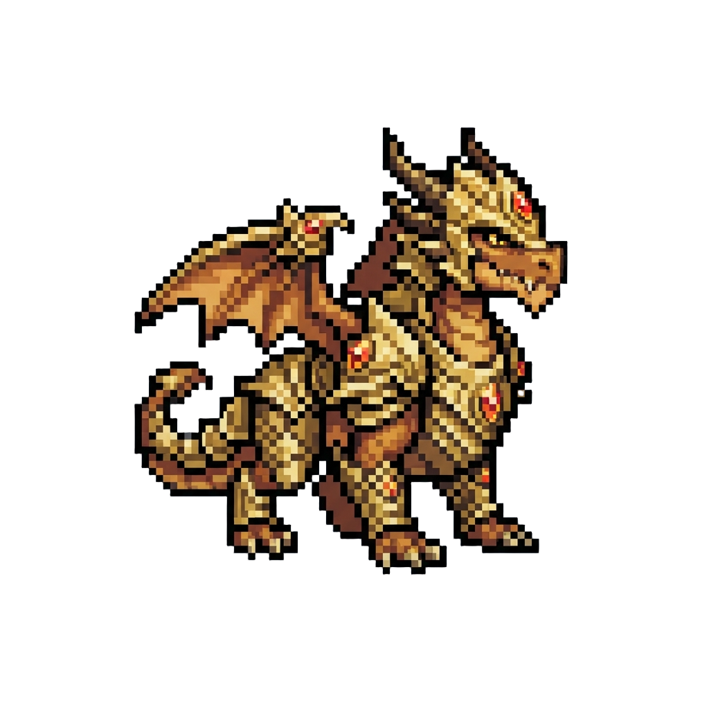 A Golden Armored Drake