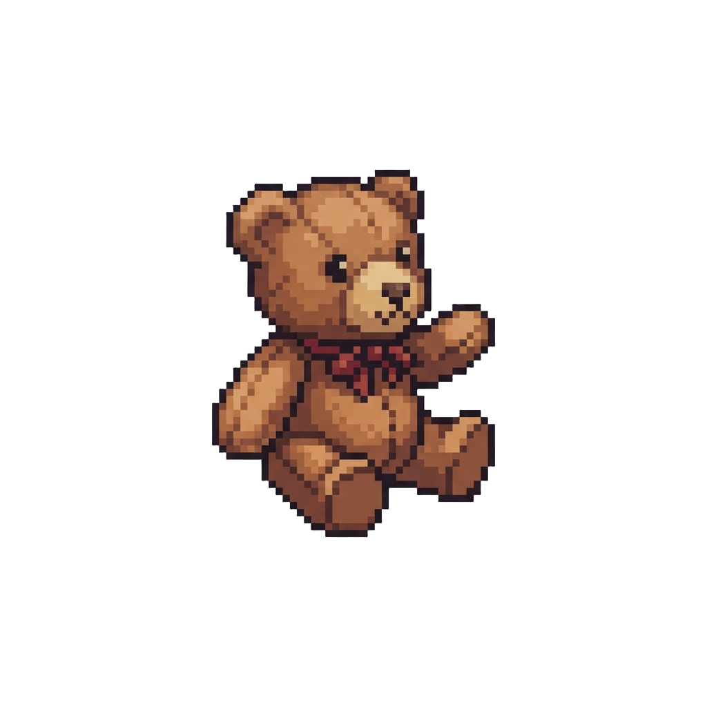 A Tiny Vintage Teddy Bear