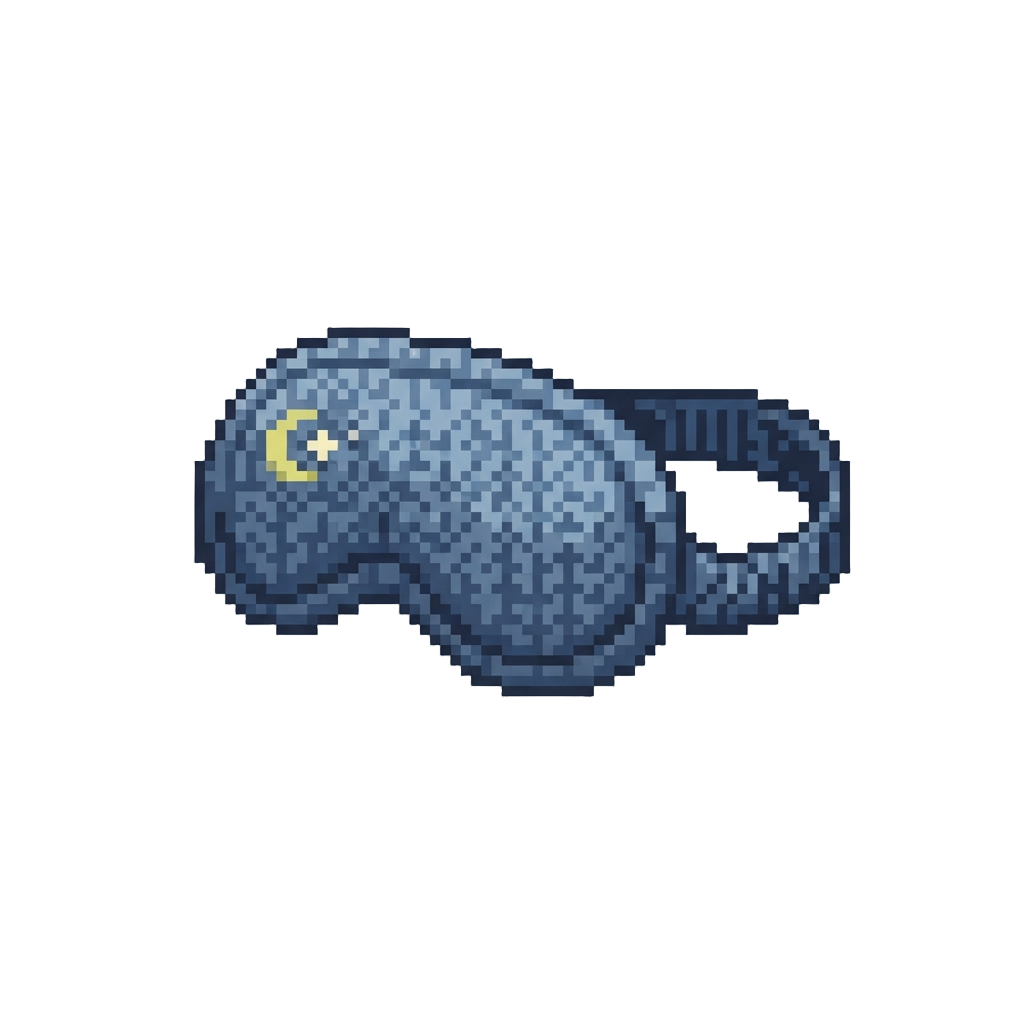 A Cozy Knitted Sleep Mask
