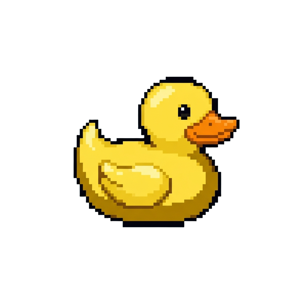 A Cute Rubber Ducky